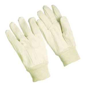 8 oz. Knitwrist Cotton Canvas Pair of Gloves