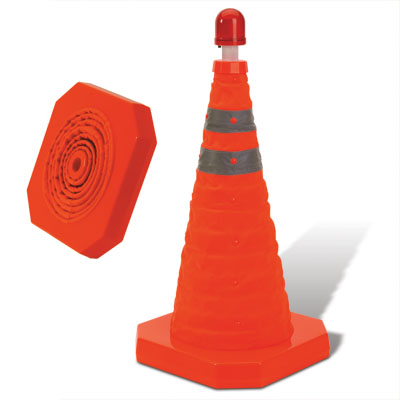 28” Collapsible Cone W/LED Light Topper