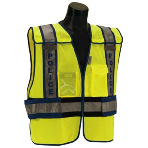 ANSI Class 2 - POLICE Lime Public Safety Vests