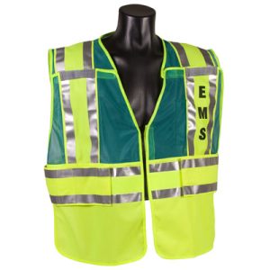 ANSI Class 2 - EMS Green/Lime Public Safety Vest