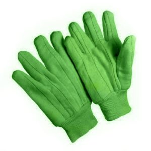 18 oz. Chore Gloves - Green - Mens/Sold per dozen.