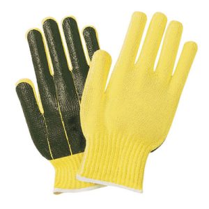 Kevlar® Regular Weight PVC Palm Coated Glove/Sold by the dozen.