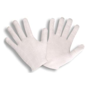 Cotton Lisle Inspector Gloves - Heavyweight/Sold per dozen.
