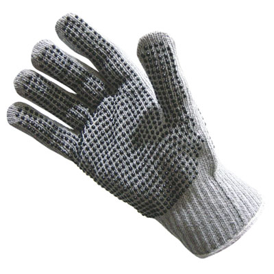 ProCare™ 2-Sided Dotted Gray Gloves/Sold by the dozen.