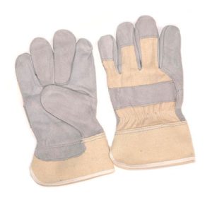 Select Shoulder Leather Palm Gloves - Duck Cuff/Sold by the dozen.