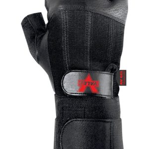 Pro Fingerless Full-Leather Anti-Vibe Glove with Wrist Wrap/Right Hand