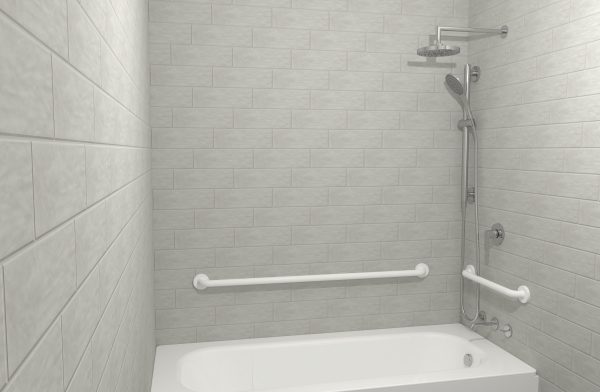32" Antimicrobial White Grab Bar [CLONE] [CLONE] [CLONE] [CLONE] [CLONE]