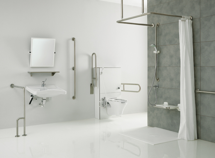 36" Satin Stainless Steel Grab Bar