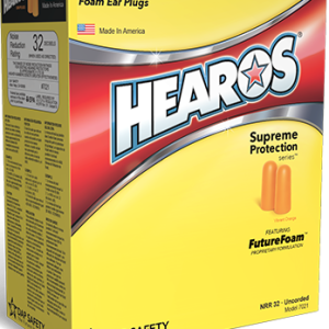 HEAROS Supreme Corded Ear Protection NRR 32 American made quality,